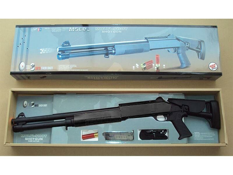 Double Eagle M56DL Tri-Shot Pump Action Shotgun (M56DL)