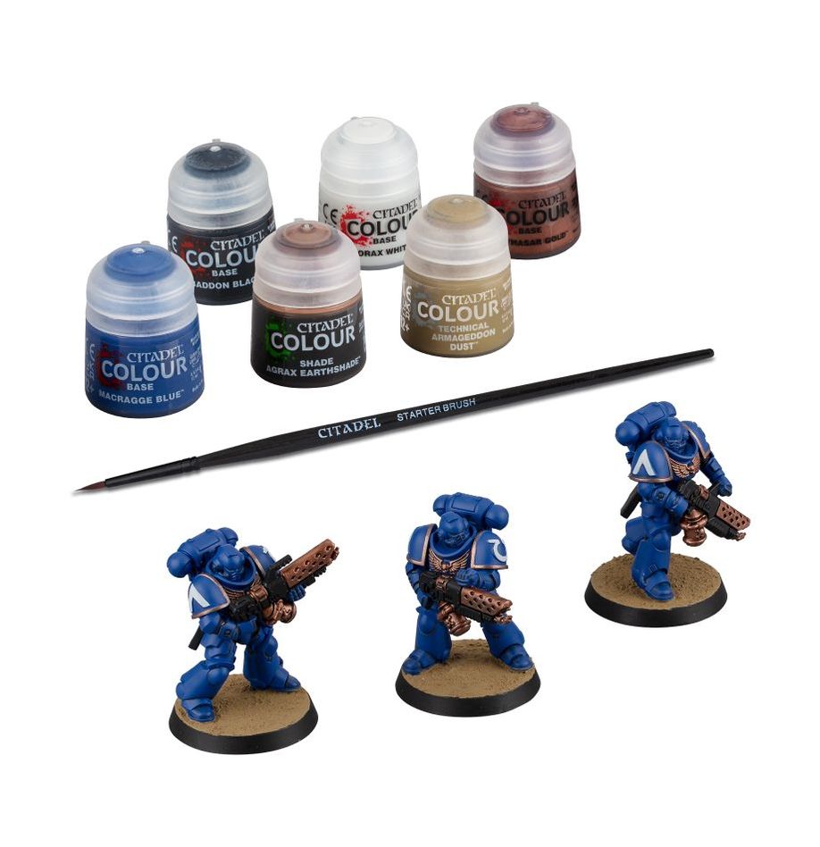 Warhammer 40,000. Space Marines. Infernus Marines + Paint