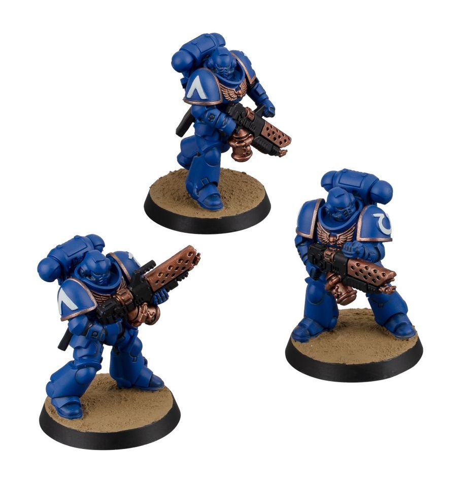 Warhammer 40,000. Space Marines. Infernus Marines + Paint
