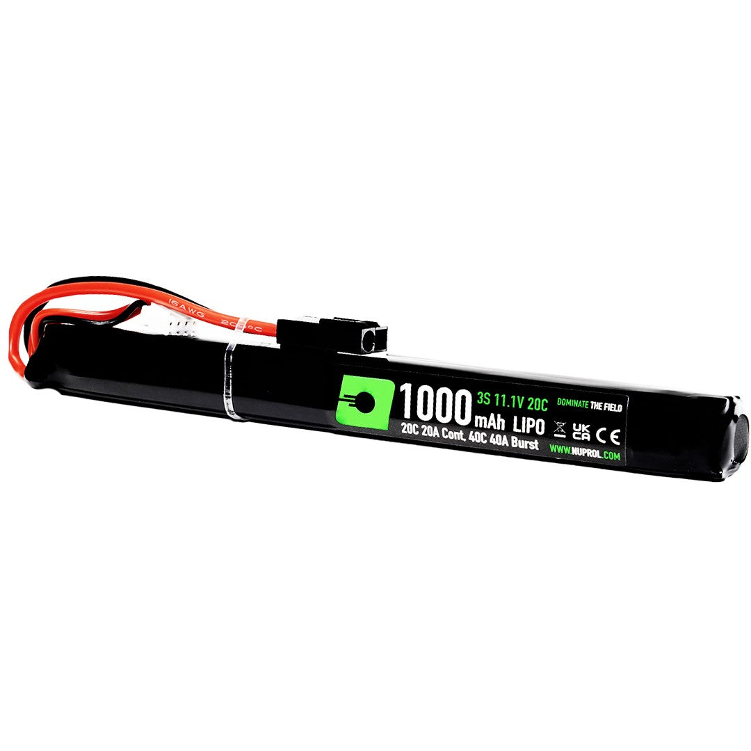 LiPo AK Slim Stick Battery 1000mAh-11.1v-20c - Small Tamiya