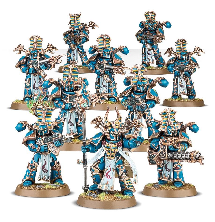 Warhammer40,000.Thousand Sons. Rubric Marines