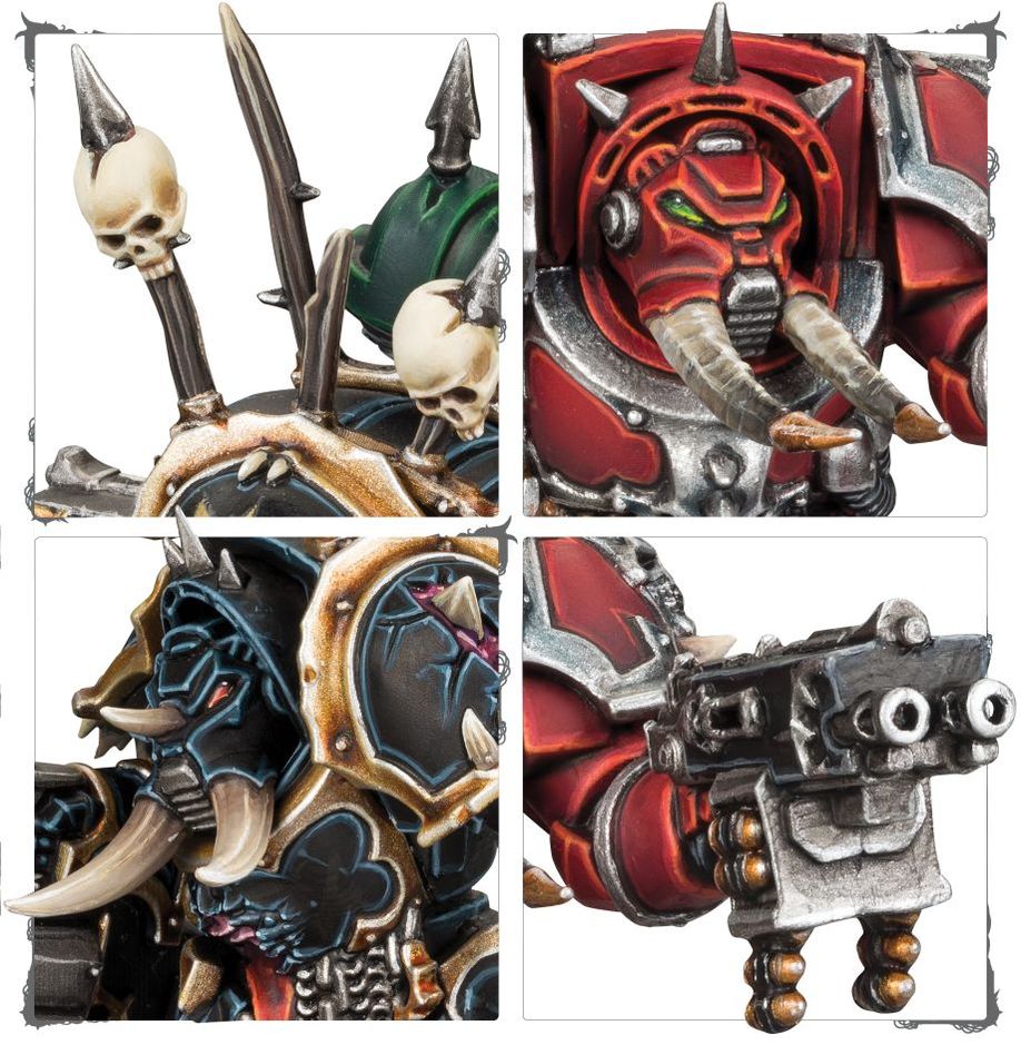 Warhammer 40,000 Chaos Space Marines. Chaos Terminator Squad