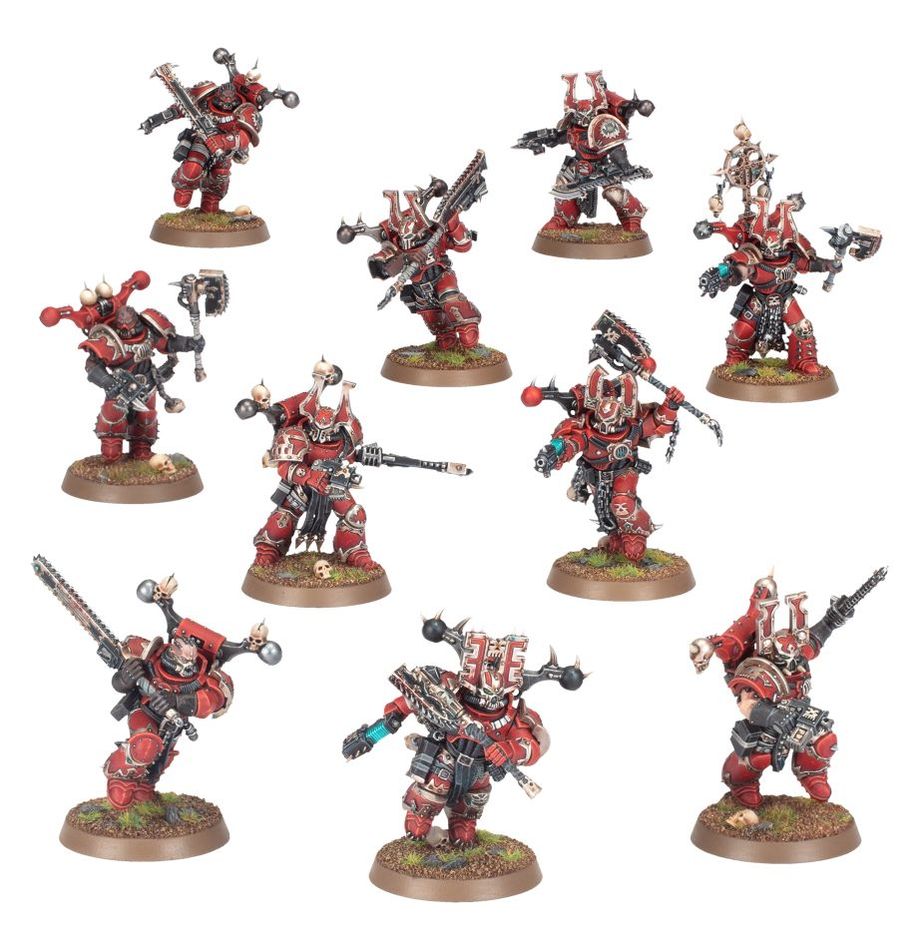 Warhammer 40,000.World Eaters. Khorne Berzerkers