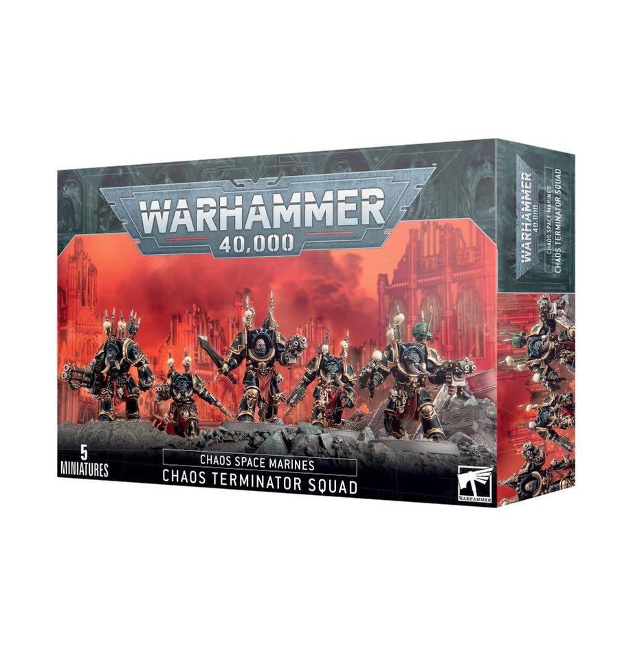Warhammer 40,000 Chaos Space Marines. Chaos Terminator Squad
