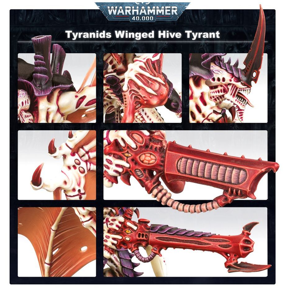 Warhammer 40,000.Tyranids.Winged Hive tyrant