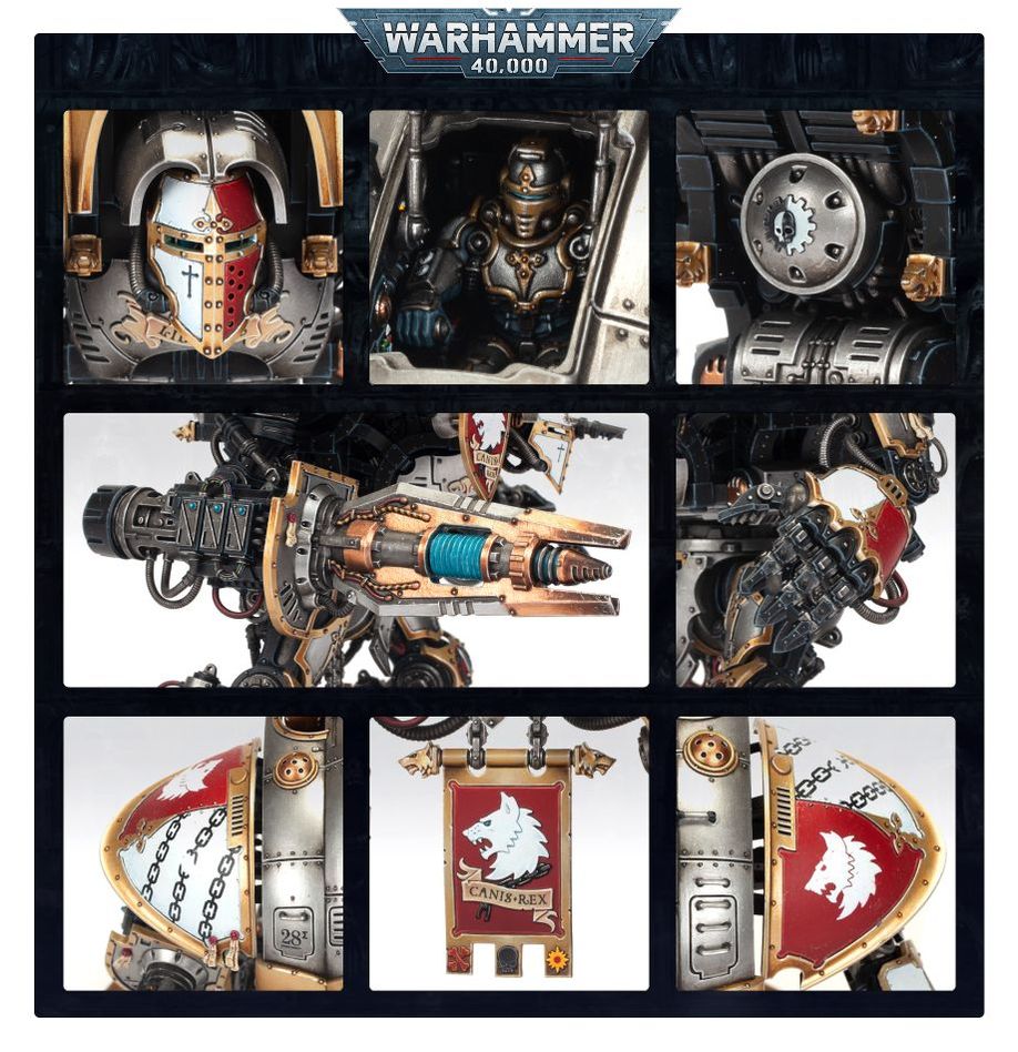 Warhammer 40,000. Imperial Knights. Knight questoris