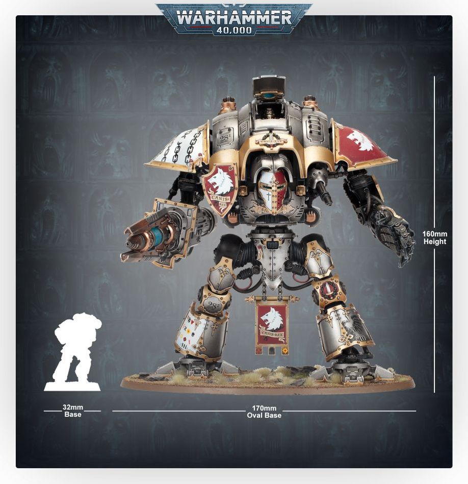 Warhammer 40,000. Imperial Knights. Knight questoris