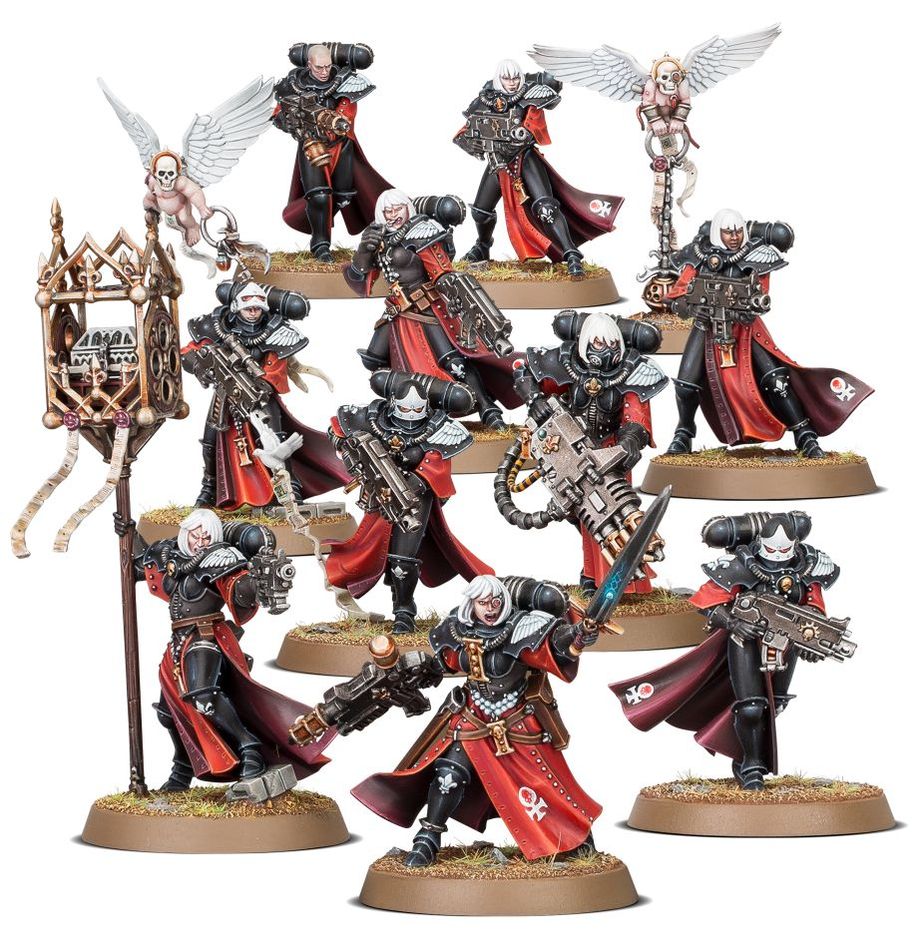 Warhammer 40,000.Adepta Sororitas. Battle Sisters Squad