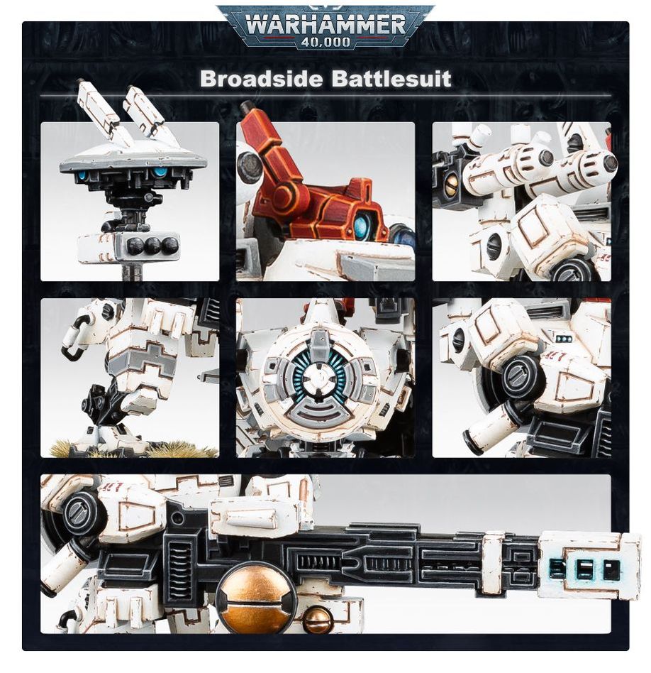 Warhammer 40,000. T'au Empire. Broadside Battlesuit