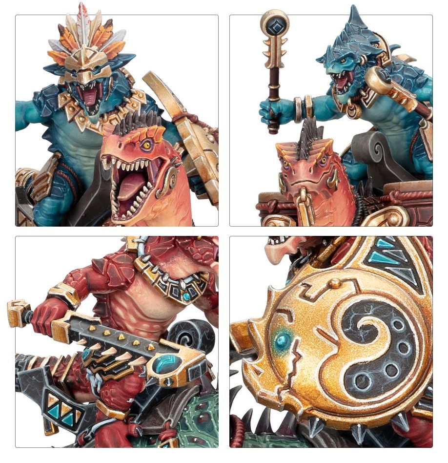 Warhammer. Age Of Sigmar. Seraphon. Aggradon Lancers