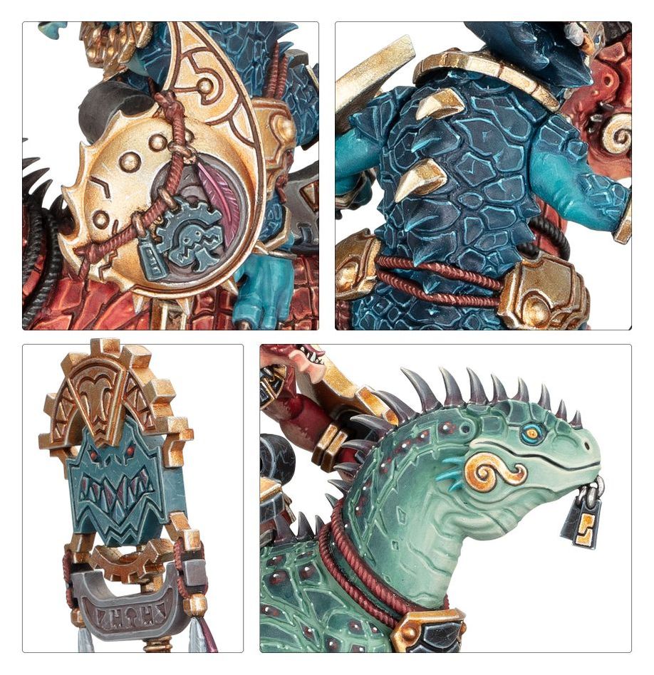 Warhammer. Age Of Sigmar. Seraphon. Aggradon Lancers