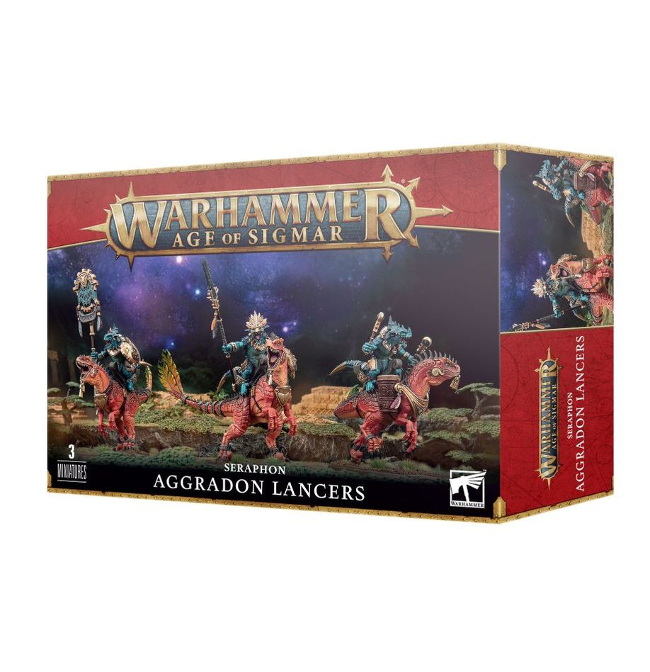 Warhammer. Age Of Sigmar. Seraphon. Aggradon Lancers