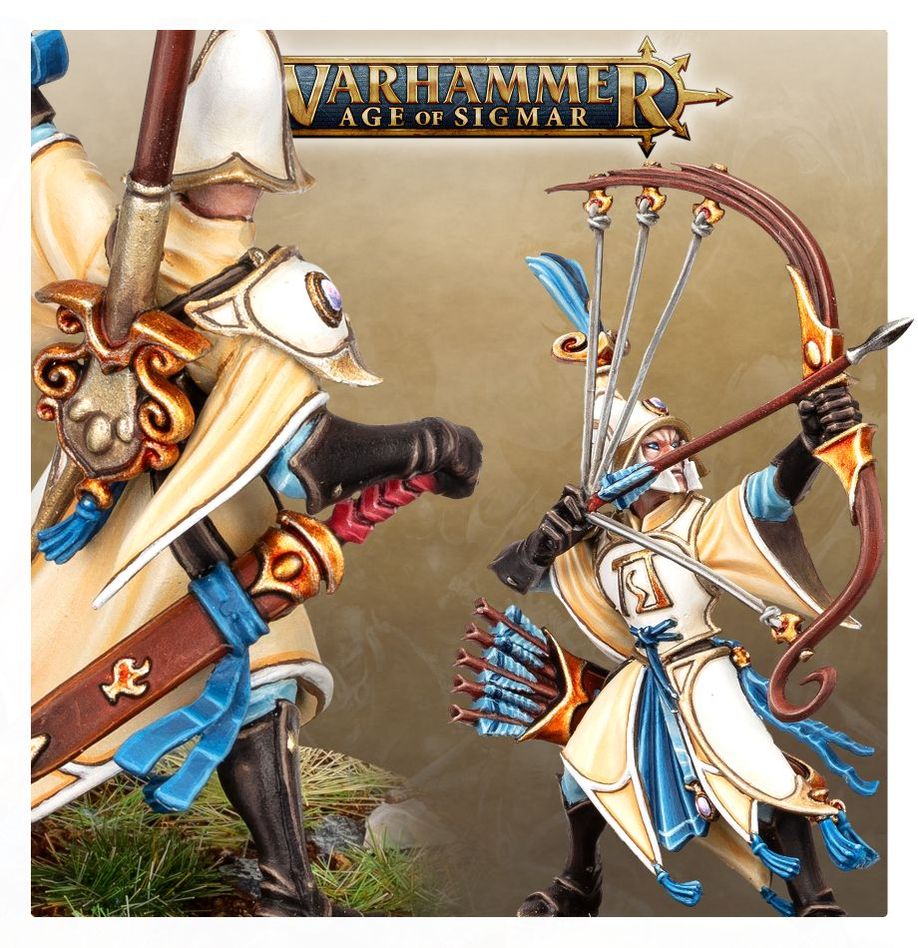 Warhammer. Age Of Sigmar.Lumineth Realm-lords. Vanari Auralan Sentinels