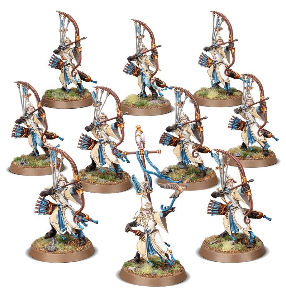 Warhammer. Age Of Sigmar.Lumineth Realm-lords. Vanari Auralan Sentinels