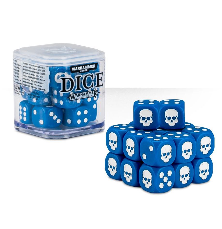 Warhammer 40,000. 1 cube containing 20 12mm dice