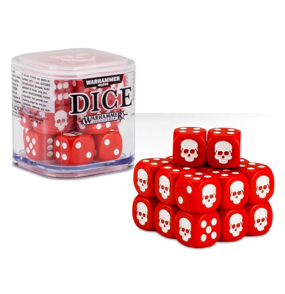 Warhammer 40,000. 1 cube containing 20 12mm dice