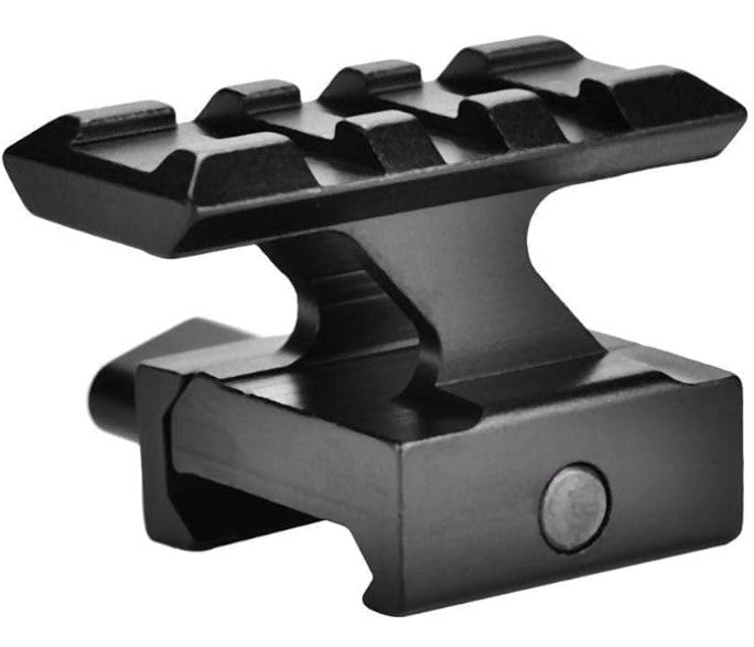 Riser Rail Mount, 3 Slots Slanted Mount Base High Profile Picatinny Weaver Sight Scope Rail Riser Mount