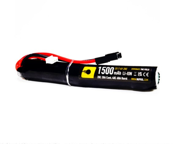 Li-Ion Battery 1500mAh 7.4v 20c (STK|Small Tamiya)