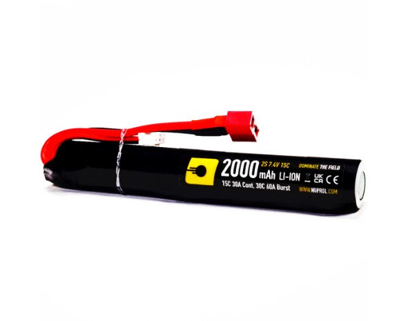 Li-Ion Battery 2000mAh 7.4v 15c (STK|Deans)