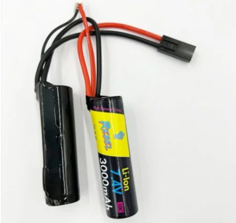 Rebel Battery - 3000mAh Li-Ion 7.4V 10C Nunchuck - Mini Tamiya