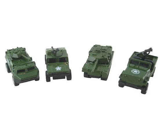Die-Cast Military Vehicles – Display box of 12