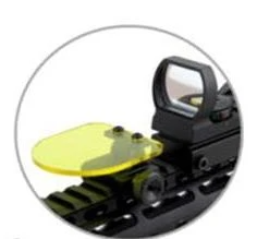 FMA Lens Protector Tactical Scope Red Dot (Folding Cover with Spare Lens) (Black) (TB1039-BK)