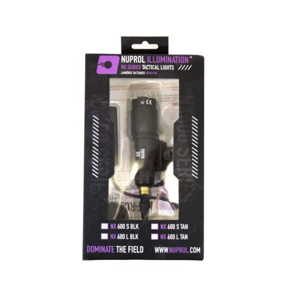 Nuprol NX600S Weapon Light - Black