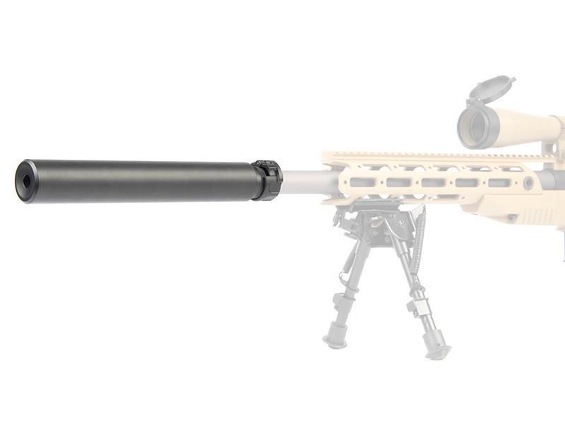 Ares M40A6 Full Metal Silencer (Black - SIL-010-BK)