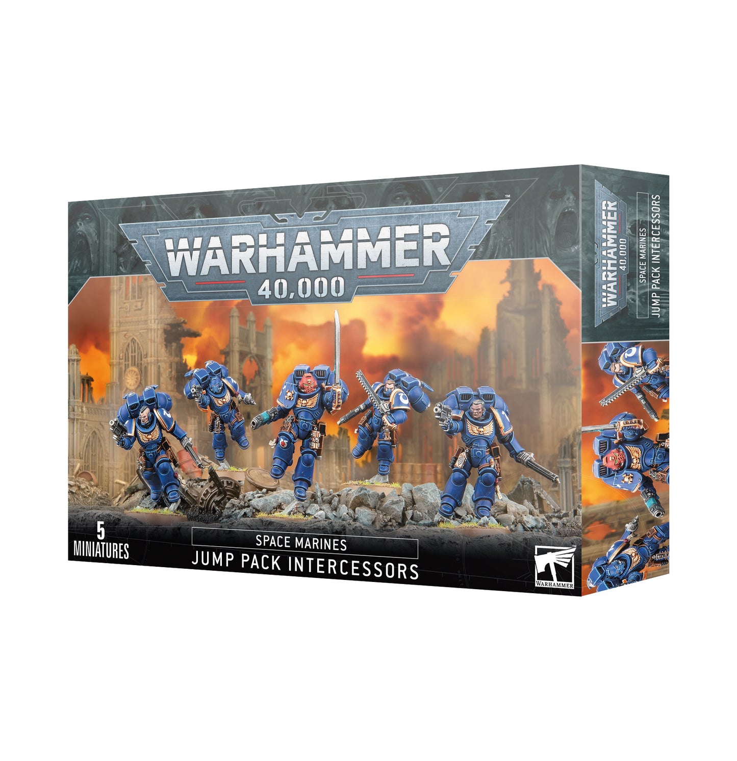 warhammer 40,000. Space marines. Jump pack intercessors