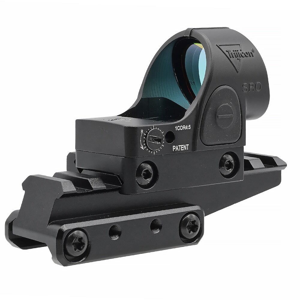 Rebel Aluminium FAST Optics Riser Mount Red Dot Rail Mount - Black