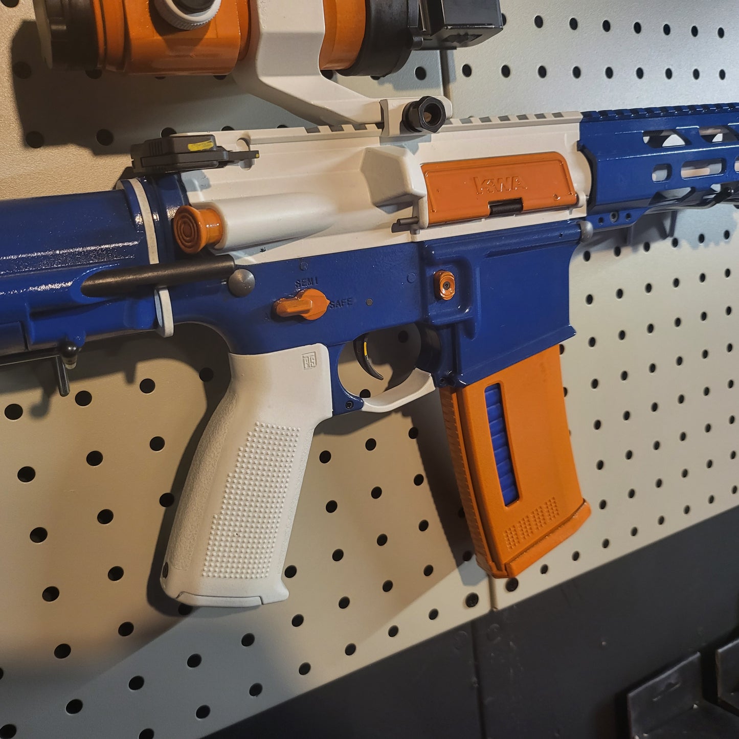 KWA VM4 Ronin T6 AEG 2.5 Custom NERF Build - Solid Strike Arena We Sell 2 Tone