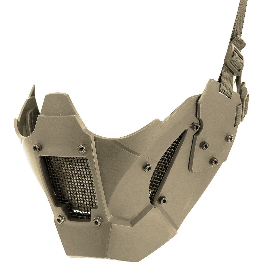 Mesh Lower Face Shield V4 (Tan)