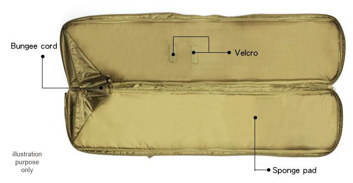 Big Foot Wargame Combat Tactical Gun Bag (120cm - Green)