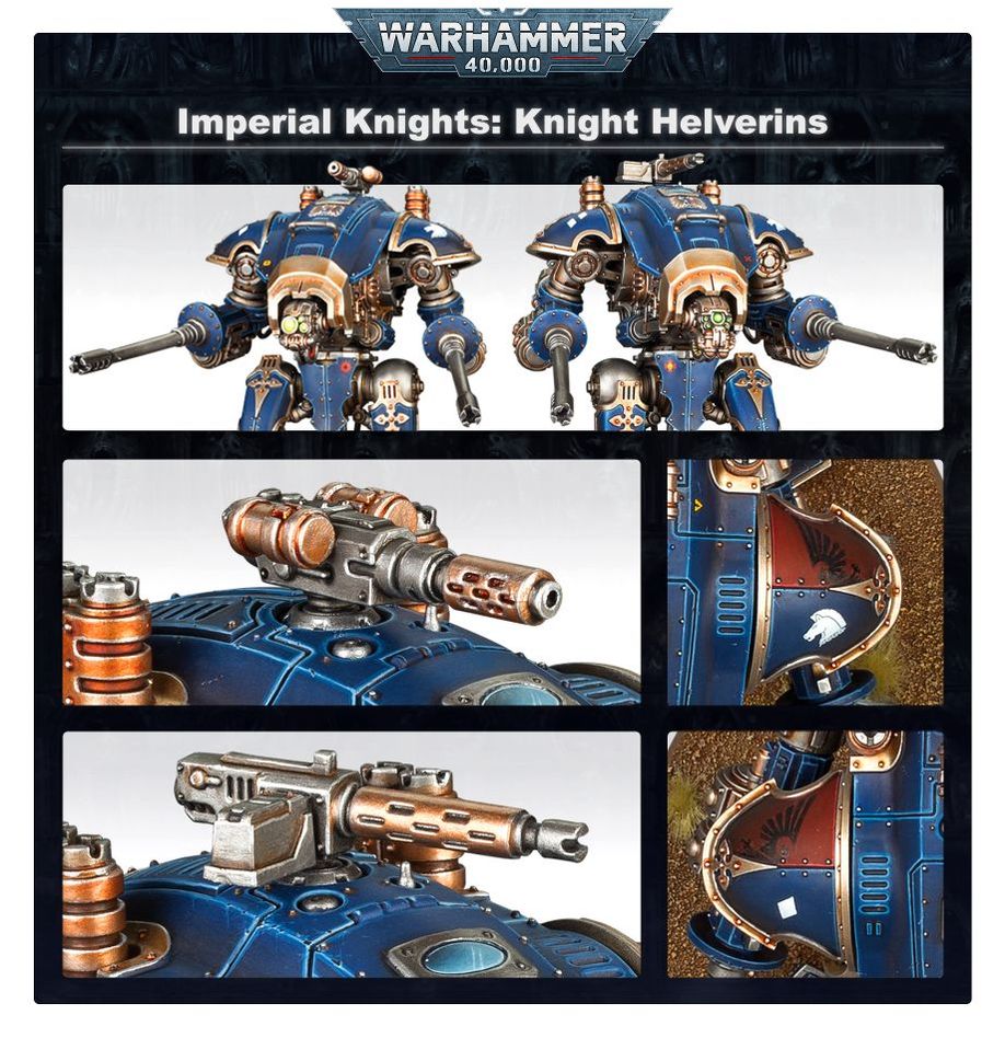 Warhammer 40,000. Imperial Knights. Knight Armigers