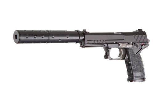 HFC 23 Socom Gas Pistol with Silencer (Black - GGH-0302)