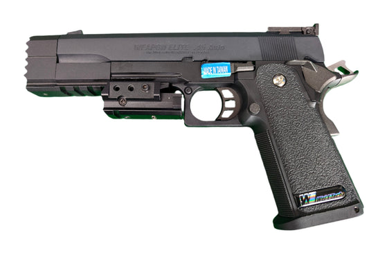 Custom WE Hi-Capa 5.2R Black Dragon Gas Blowback Pistol with laser-(please don't buy me)