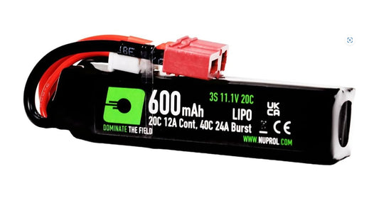 LiPo Battery 600mAh 11.1v 20c ( Deans)