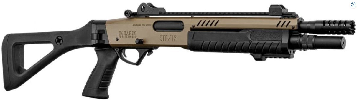 FABARM STF12 Compact Pump Shotgun (Tan – Gas Powered)