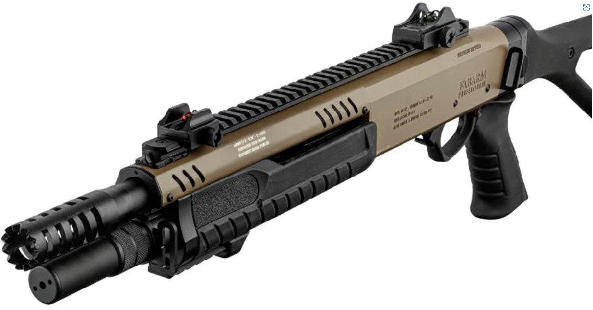 FABARM STF12 Compact Pump Shotgun (Tan – Gas Powered)