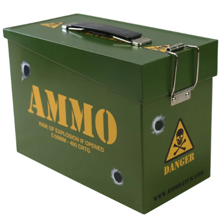 Kids Army Style Ammo Tin