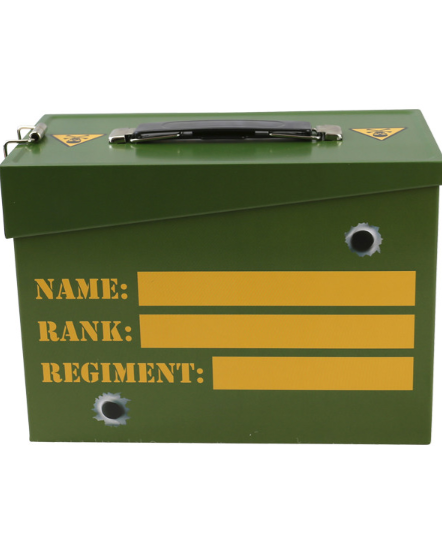 Kids Army Style Ammo Tin