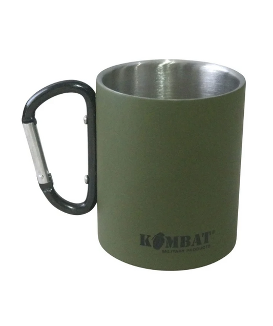 CARABINER Mug Stainless Steel – Olive Green