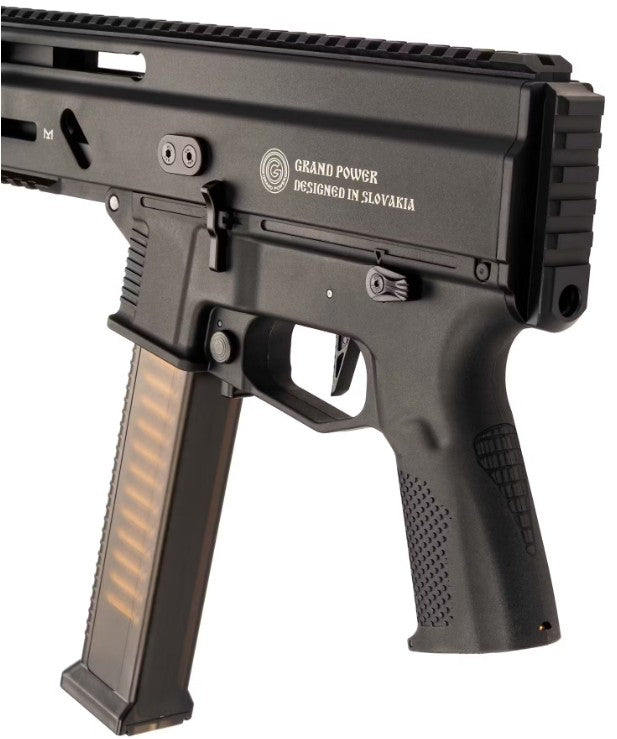 Delta Armory Grand Power STRIBOG™ SP10A3 AEG; Upgraded Version, Black
