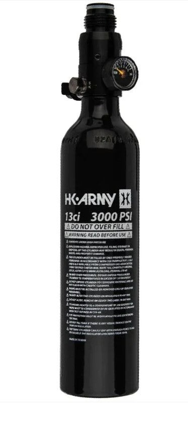 HK Army 13ci 3K Aluminum Tank w/ Regulator - Black (Empty)
