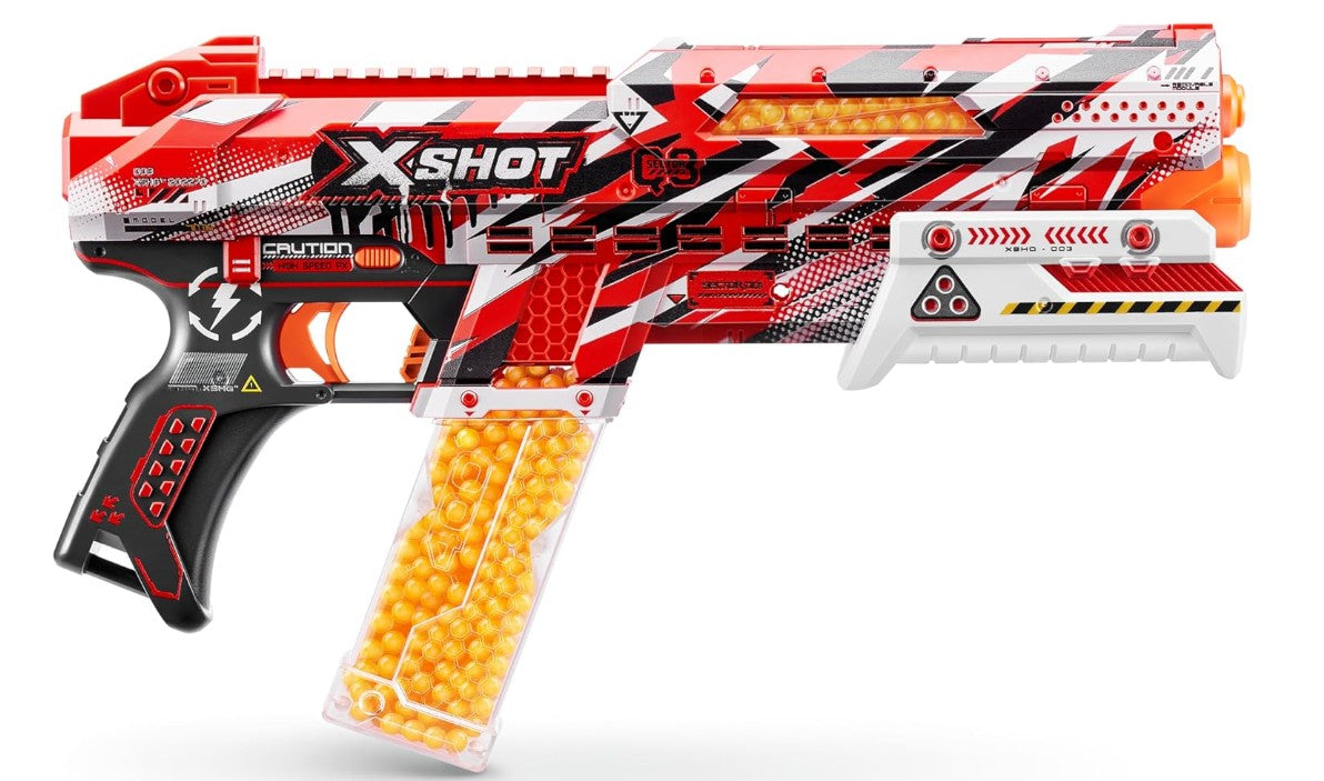 XSHOT Hyper Gel Clutch, a Manual Prime Blaster with 1,500 Hyper Pellets,