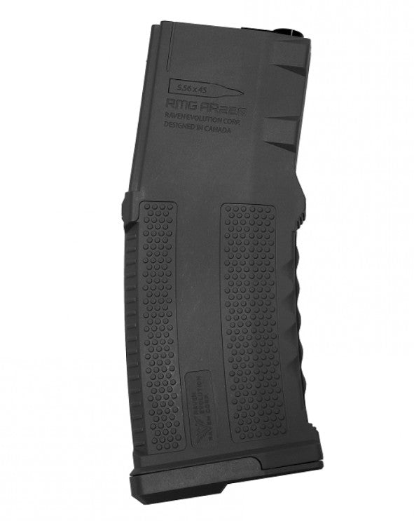 Raven Evolution RMG AR220 extra capacity silent midcap magazine - Black