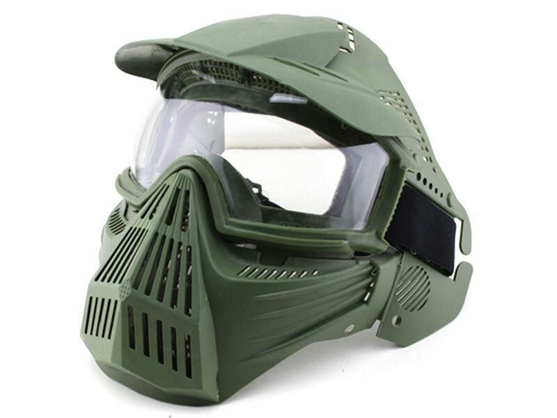 Big Foot Pilot Vented Full Face Mask (Clear Lens )