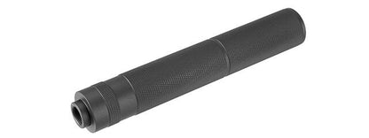 Lancer Tactical 195mm Aluminium Knurled Mock Suppressor (Black)