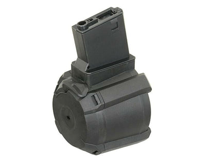 Battleaxe M4 Electric Drum 1200 Rounds Magazine (Electric Winding - Black)