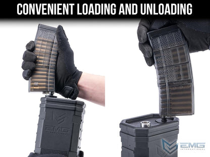 EMG "Autobot" 1400rd LiPo-Powered Automatic Electric BB Loader - Black